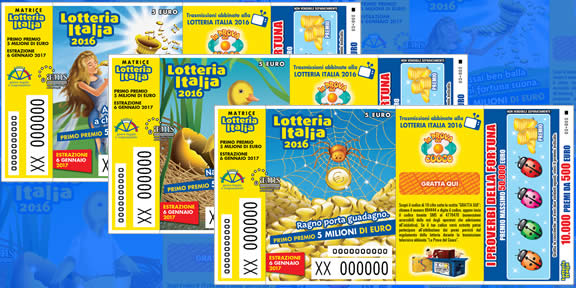 Biglietto Lotteria Italia 2016
